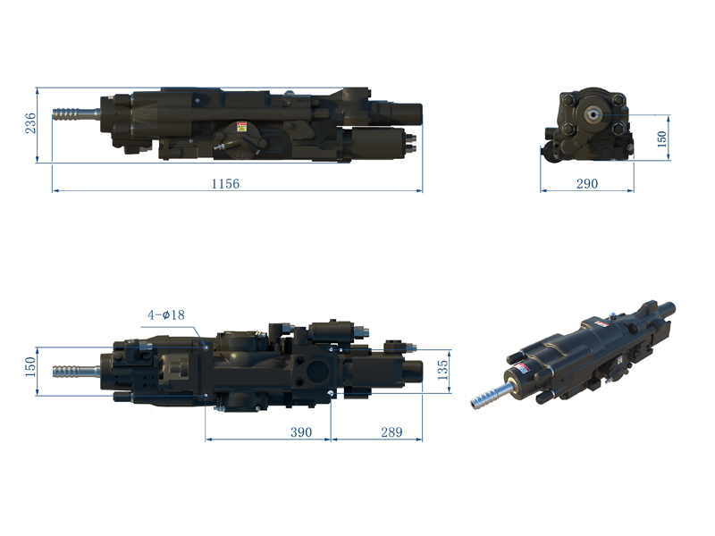 1838HD液壓鑿巖機 1838HD液壓鑿巖機
